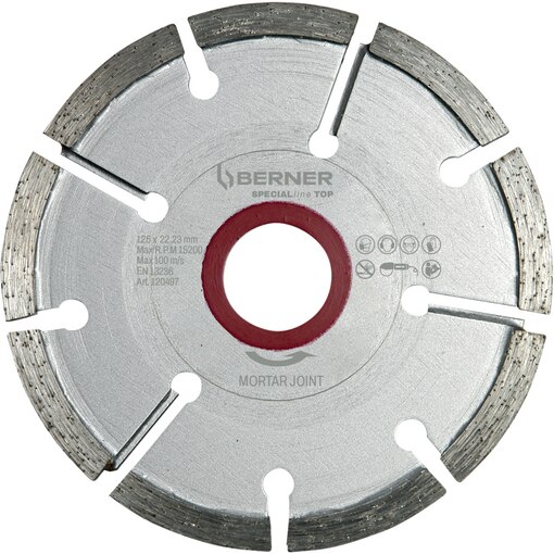 Disc diamantat de debitat Mortar Top SPECIALline 125x22,2 mm